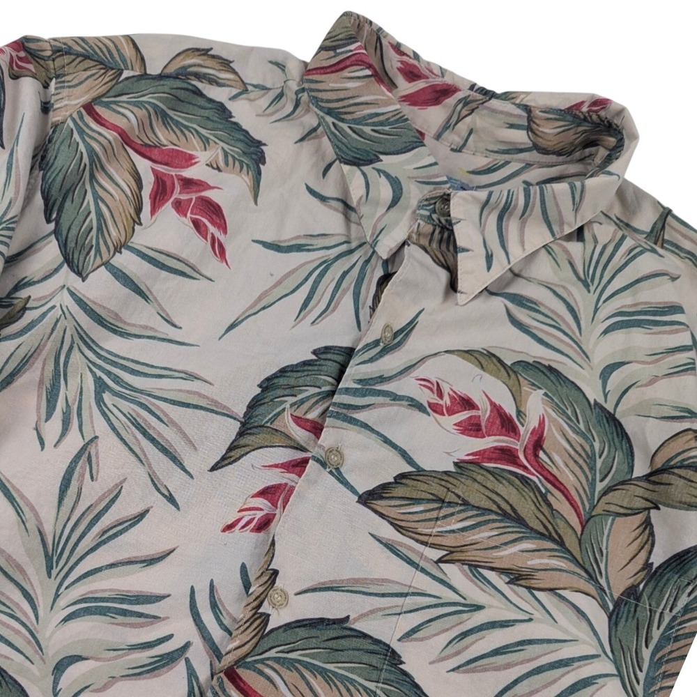 Reyn Spooner Mens XXL Hawaiian Traditionals Cotton Tropical Floral Shirt VTG